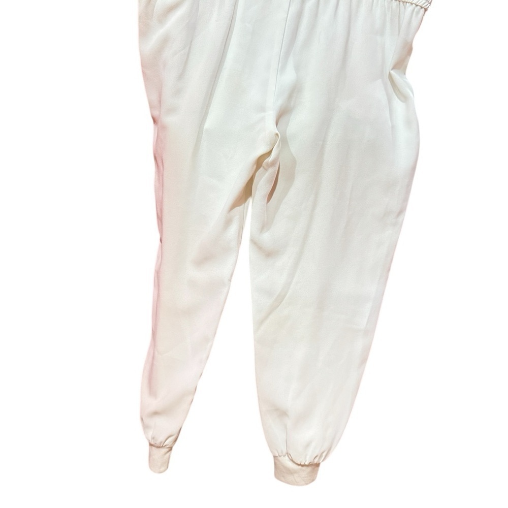 Joie White Jogger Pants. Size medium. - Picture 2 of 3